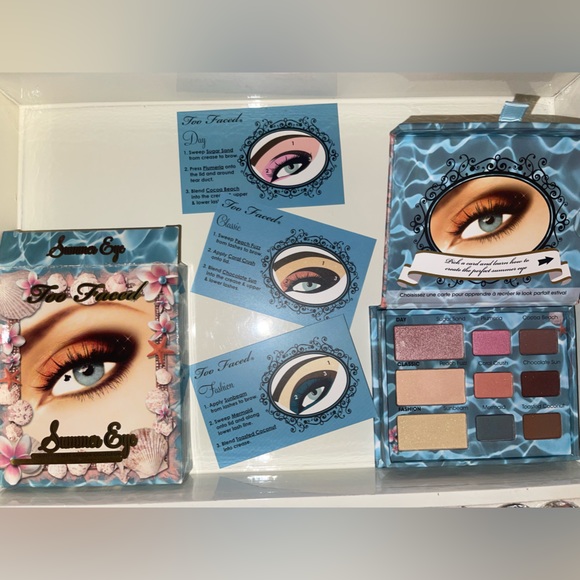 Too Faced Summer & Romantic  Eye Palette New in Box unswatched - Picture 2 of 9